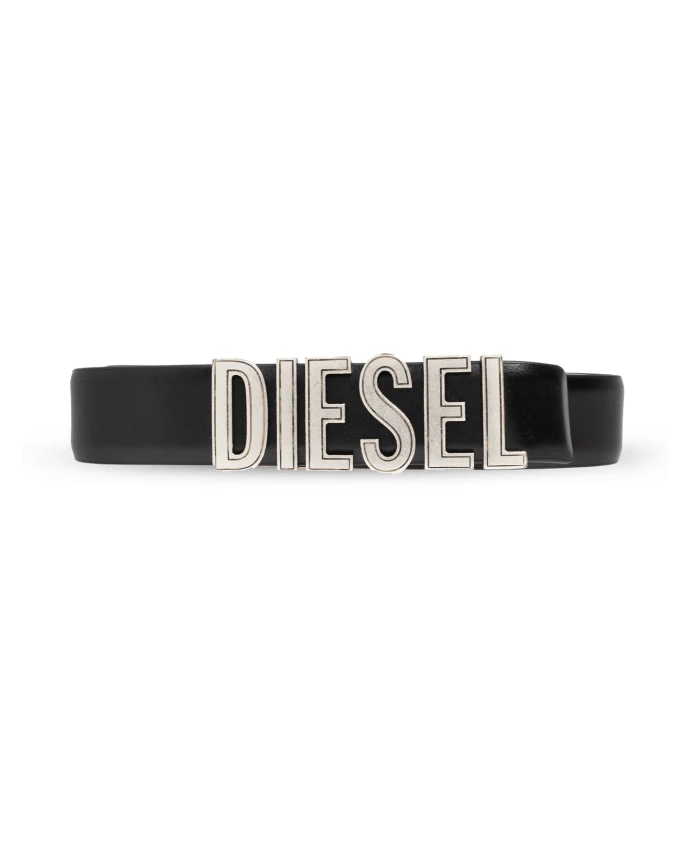 

Ремень с логотипом b Diesel, черный