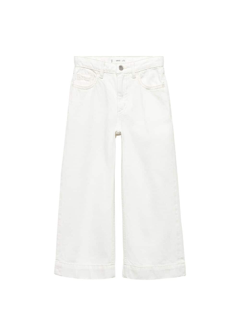 

Широкие джинсы MANGO KIDS Culotte, белый