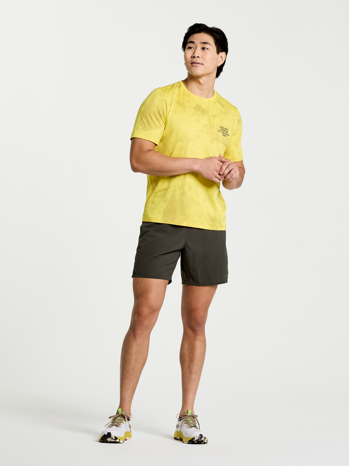 Рубашка Saucony Trainingsshirt, желтый