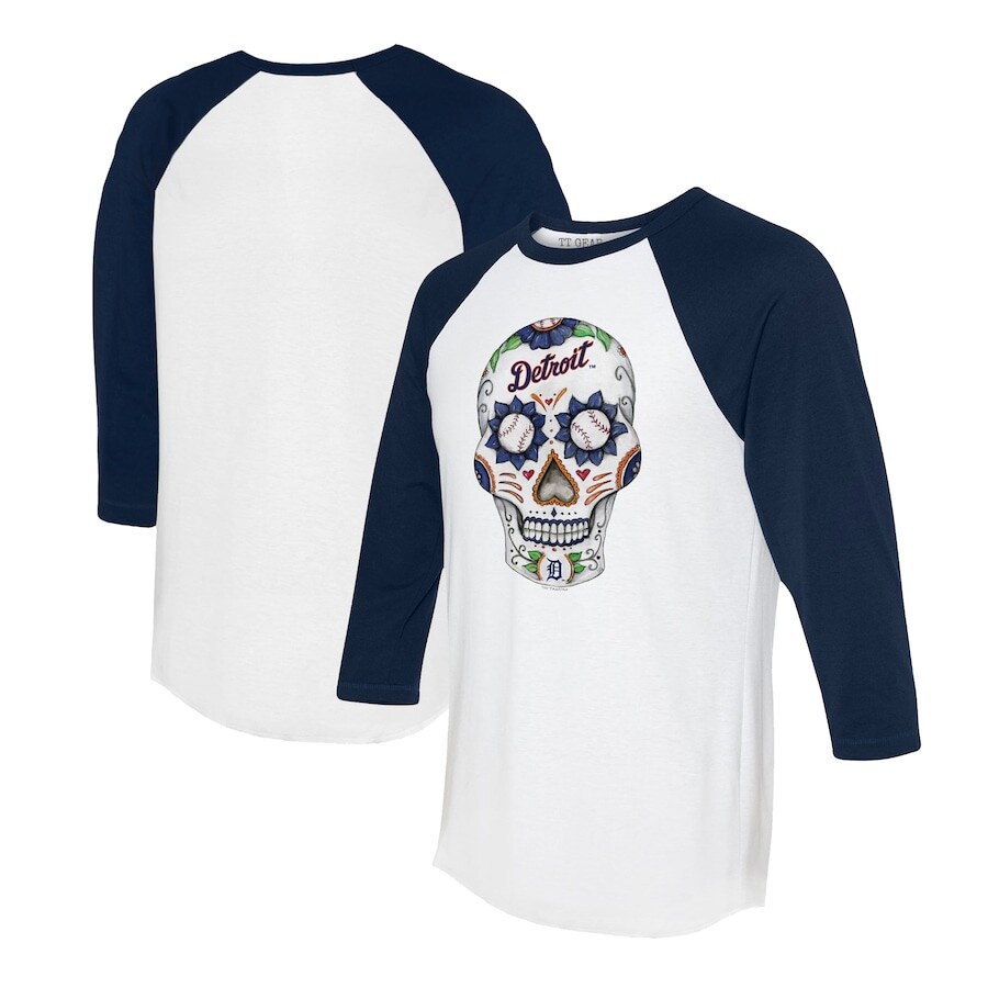 

Футболка с длинным рукавом Tiny Turnip Detroit Tigers, белый