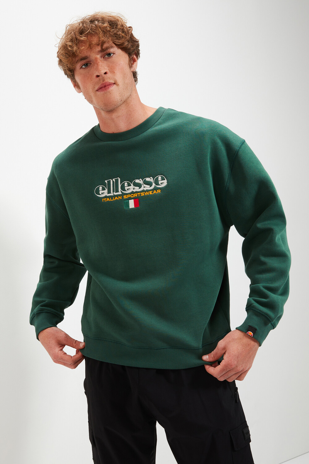 

Толстовка - Зеленый - Классический крой Ellesse, зеленый