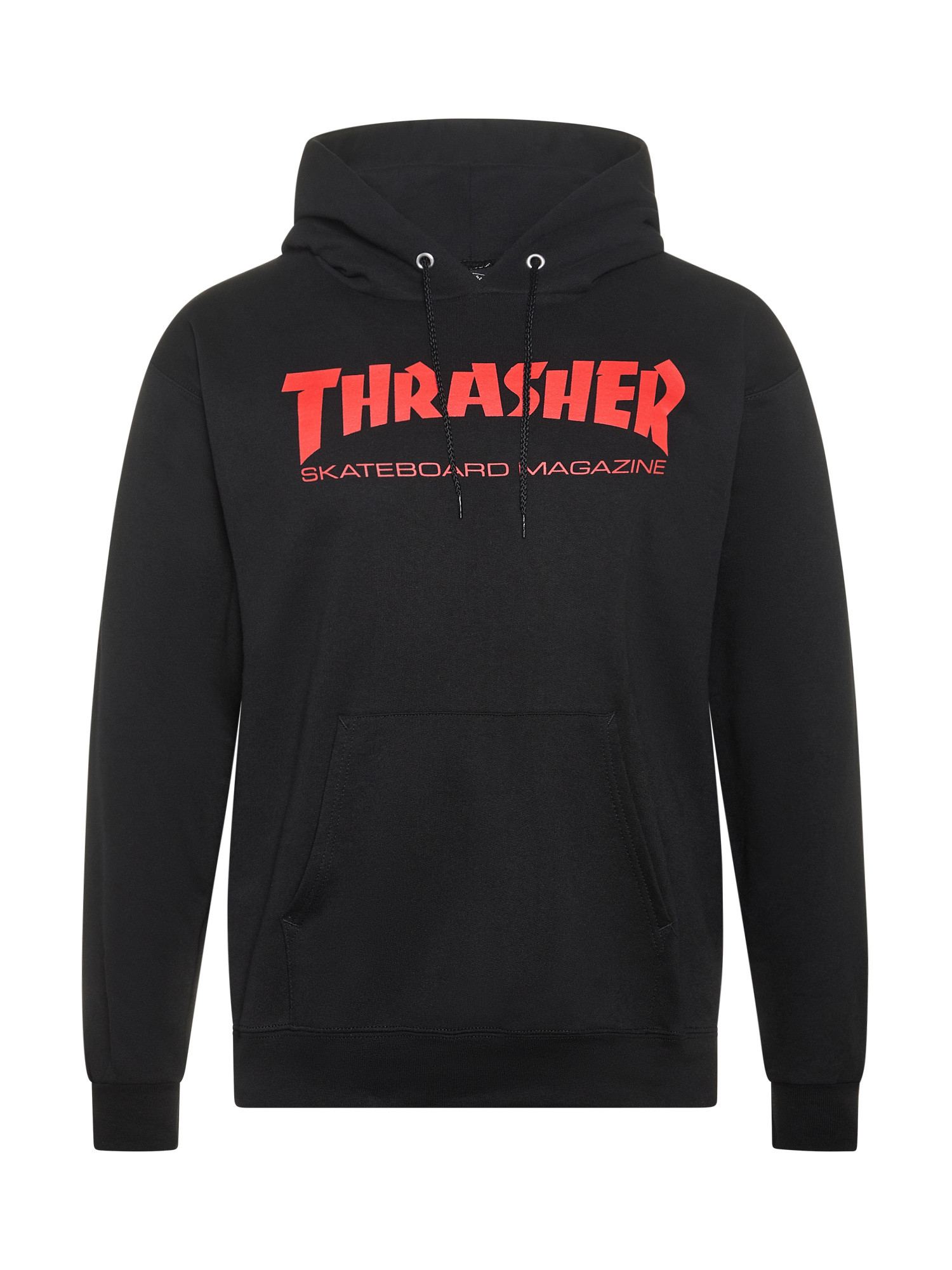Thrasher толстовка с логотипом журнала Skate Magazine, черный