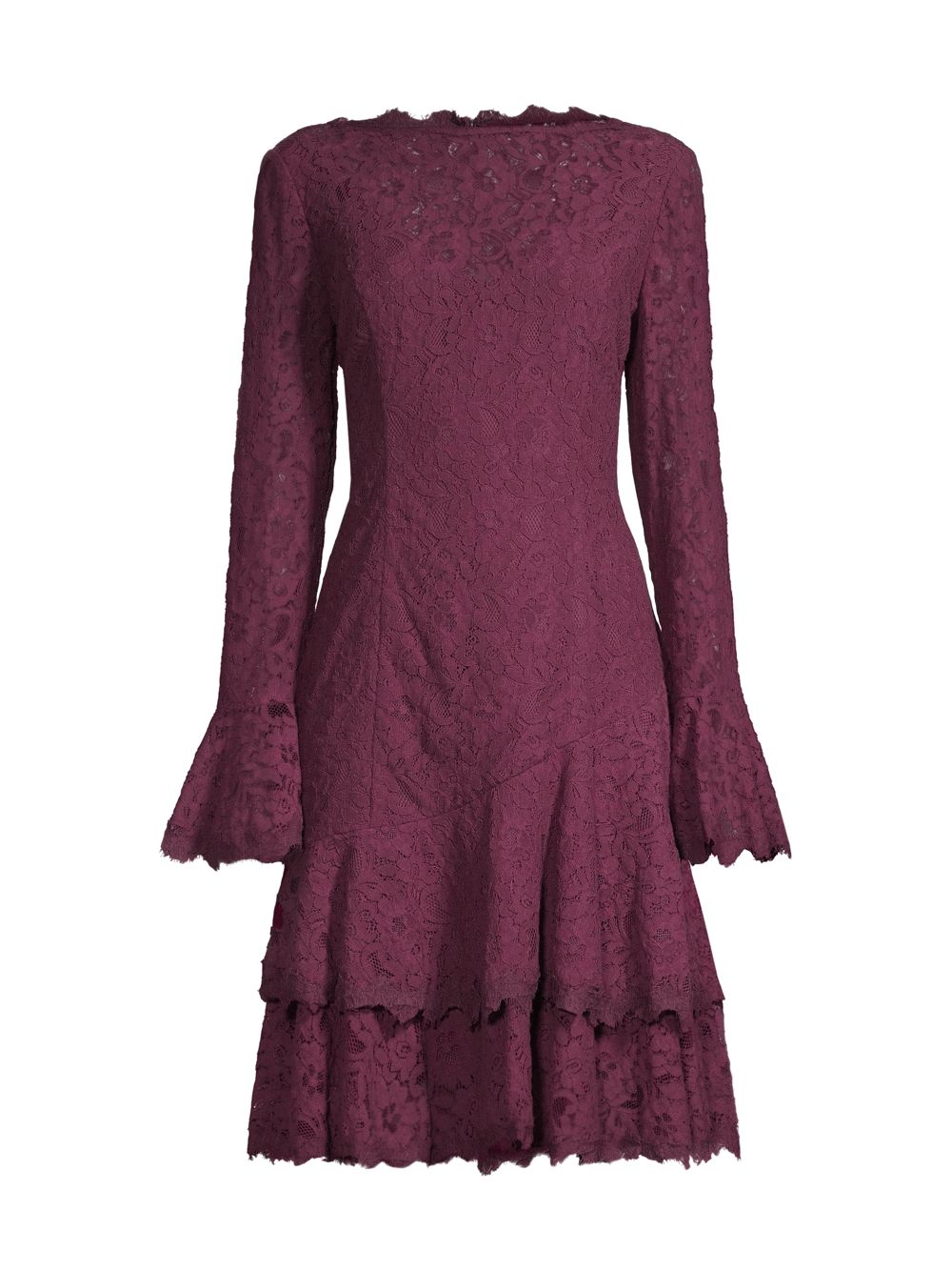 цена Многоуровневое кружевное платье с оборками Shani