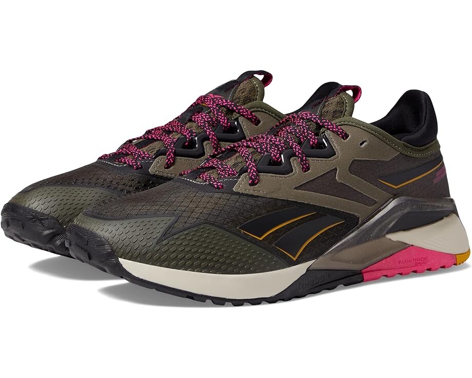 

Кроссовки Reebok Nano X2 TR Adventure, цвет Army Green/Black/Proud Pink