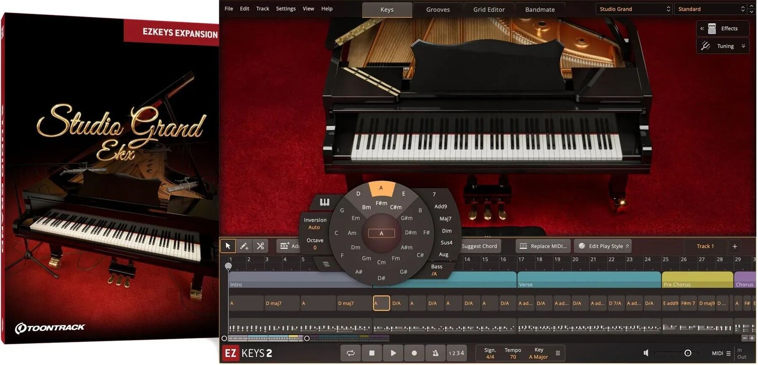 

Расширение Toontrack Studio Grand EKX для EZkeys 2