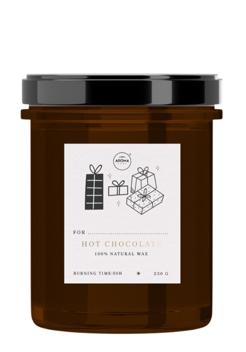 

Ароматическая Свеча Aroma Home Cosy Christmas Hot Chocolate , 200 гр