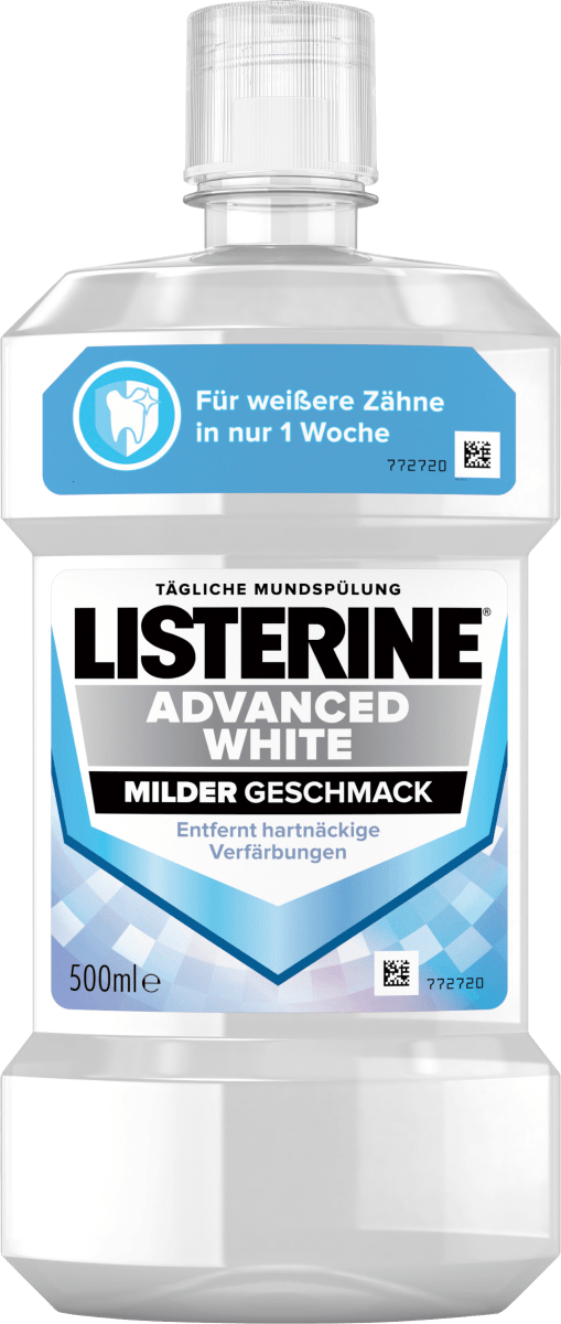 Ополаскиватель для рта Advanced White 500мл Listerine