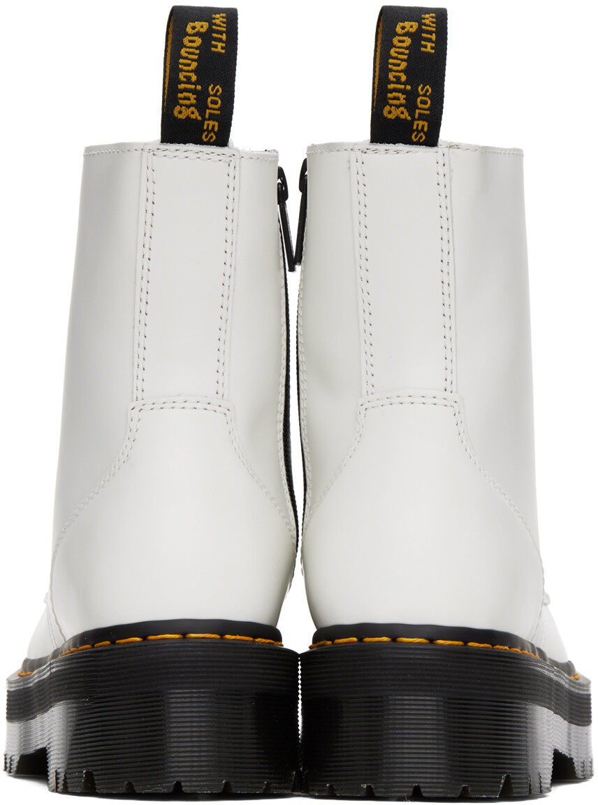 

Белые ботинки на платформе Dr. Martens Jadon, Белый