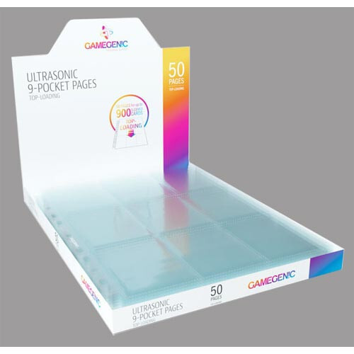 

Карточная игра Gamegenic Ultrasonic Toploading 9-Pocket Pages: Clear (50)