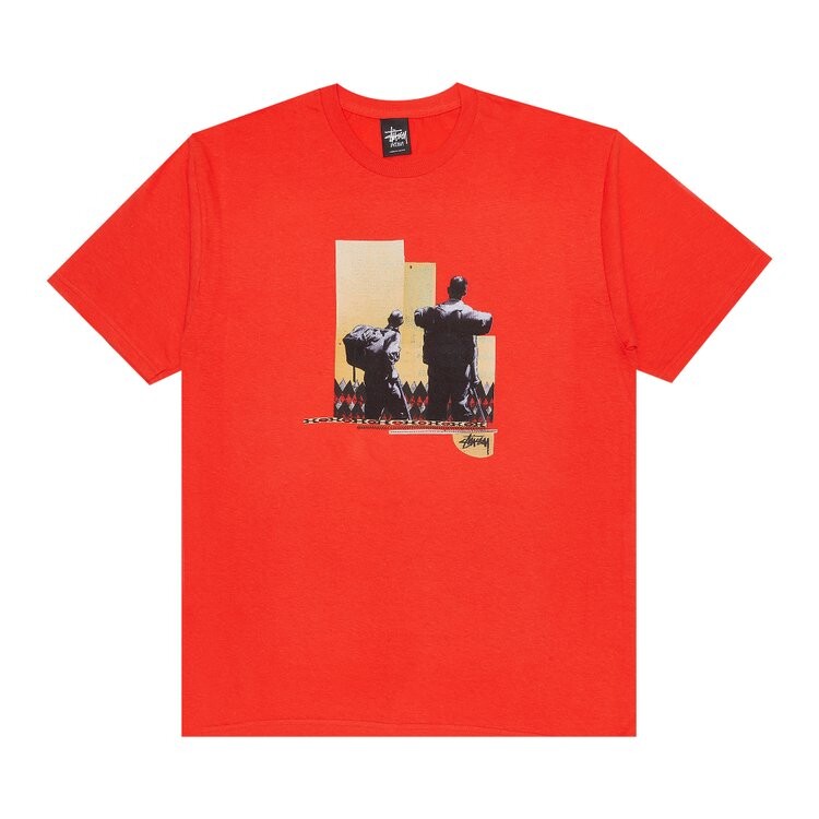 

Футболка Stussy Hiking 'Bright Red', красный