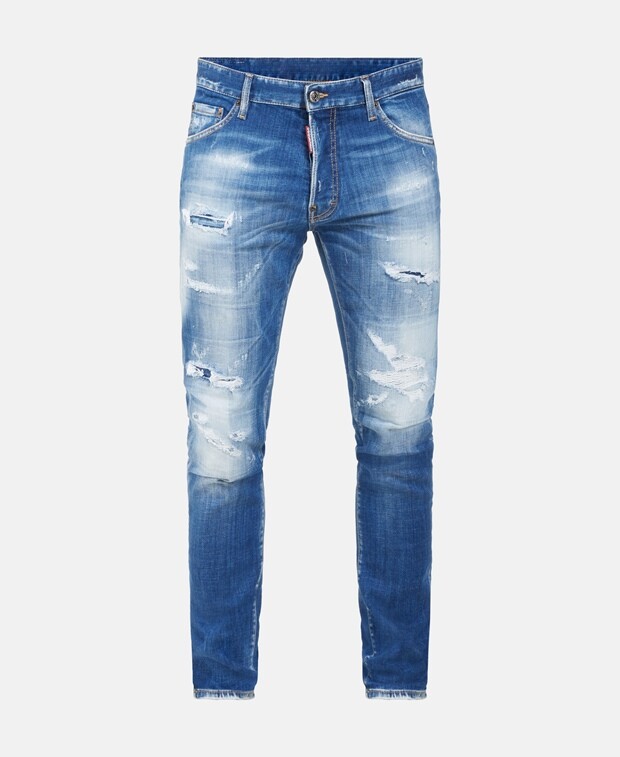 

Джинсы узкого кроя Dsquared2, индиго