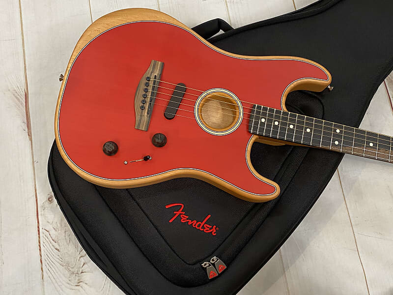 

Акустическая гитара Fender American Acoustasonic Stratocaster 2020 Dakota Red
