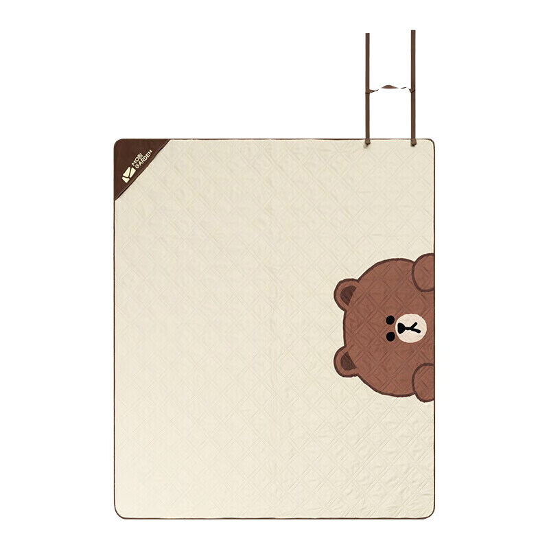 

Mu Gaodi LineFriends совместная модель портативный складной коврик для пикника NX21663001 Brown Bear Бежевый