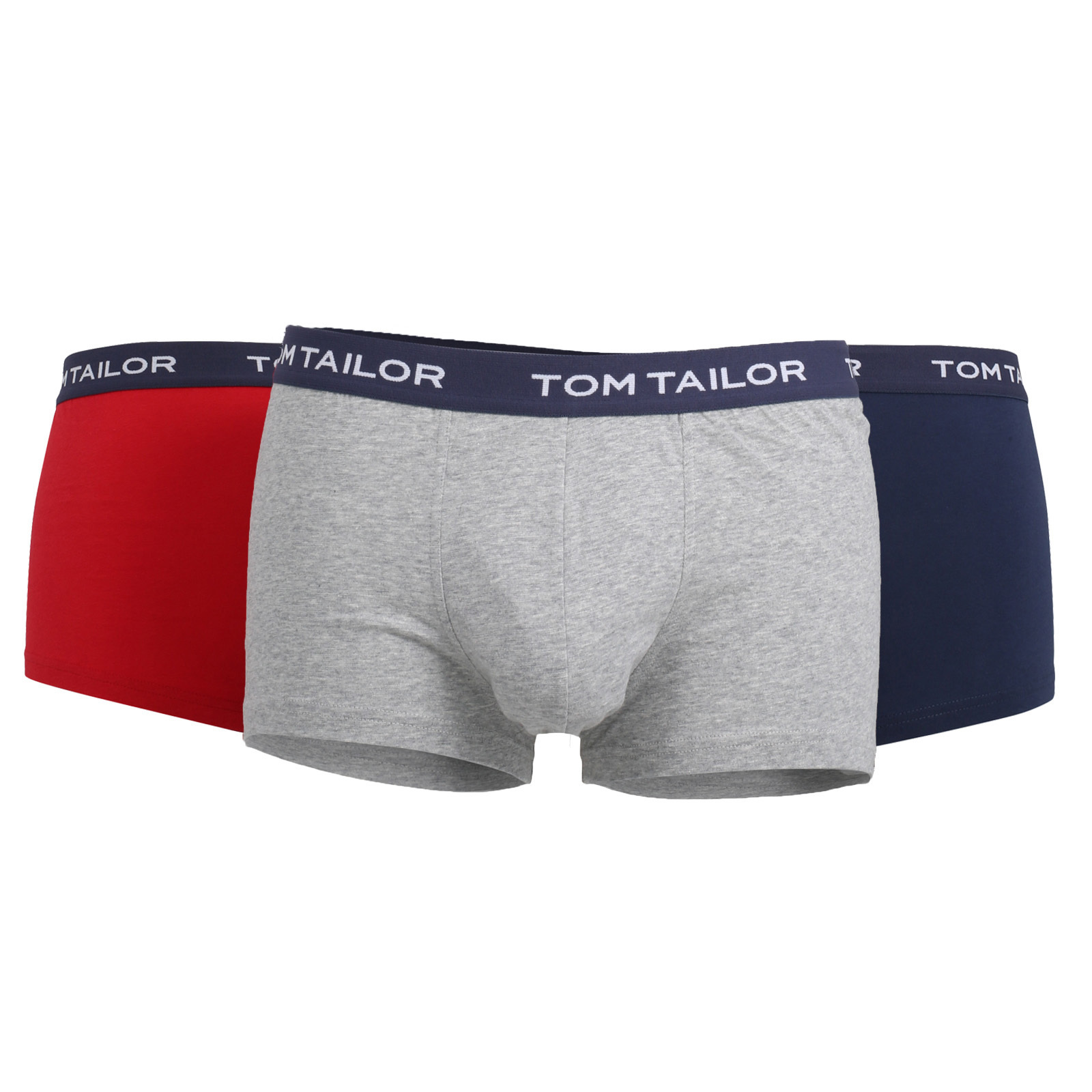 

Боксеры Tom Tailor Boxershort 3 шт, цвет Grau/Rot/Dunkelblau