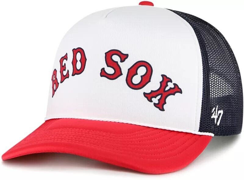 

Темно-синяя кепка дальнобойщика с надписью Boston Red Sox для взрослых '47
