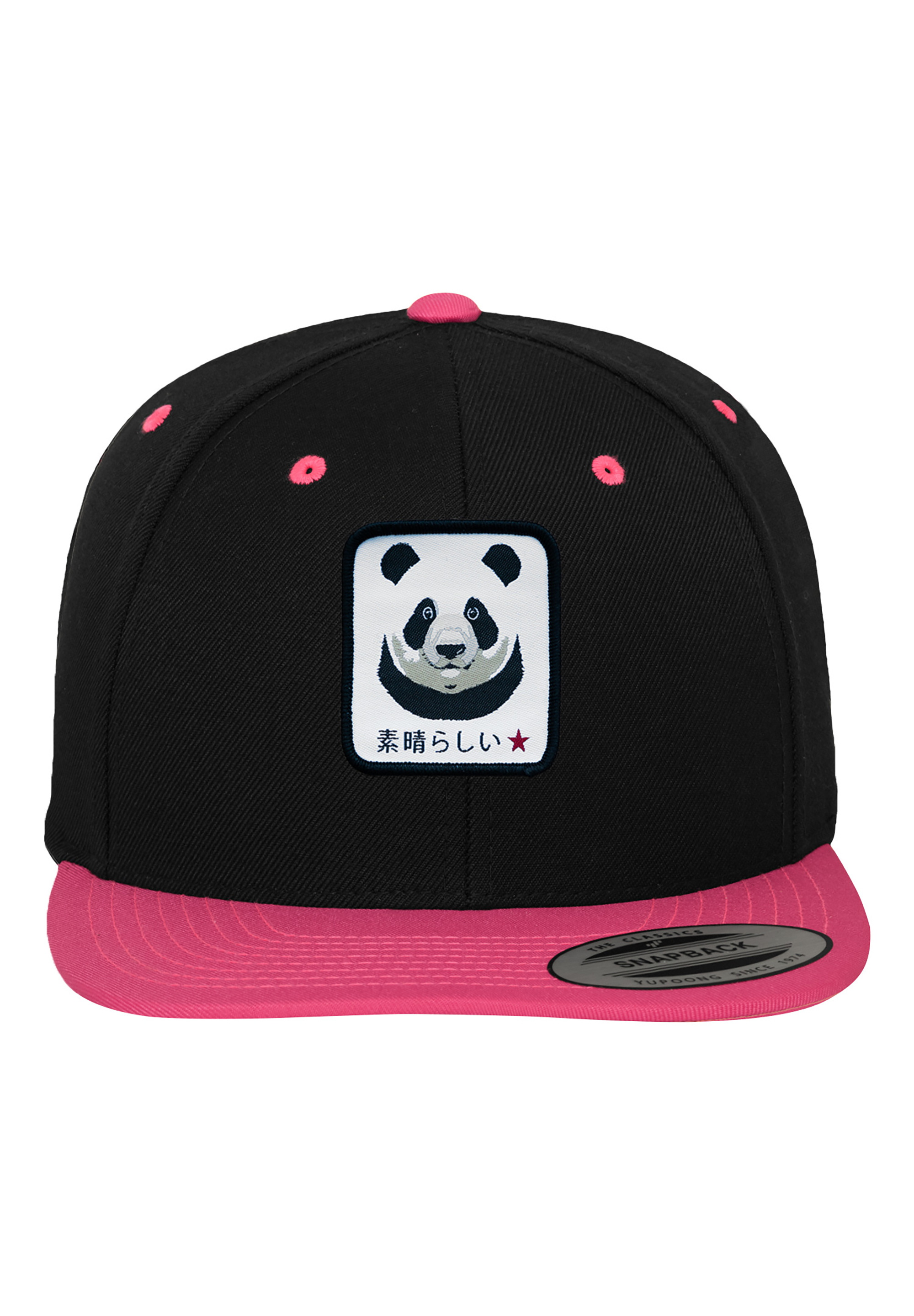 цена Бейсболка F4NT4STIC Snapback Panda, цвет blk_neonpink
