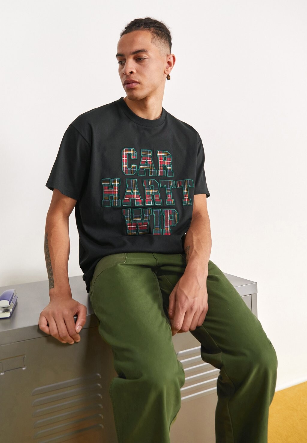 

Футболка с принтом Carhartt WIP, черный