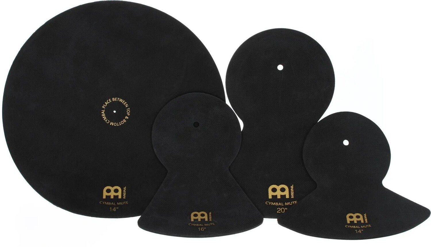 

Набор тарелок Meinl Cymbals Mute — 14, 16, 20 дюймов