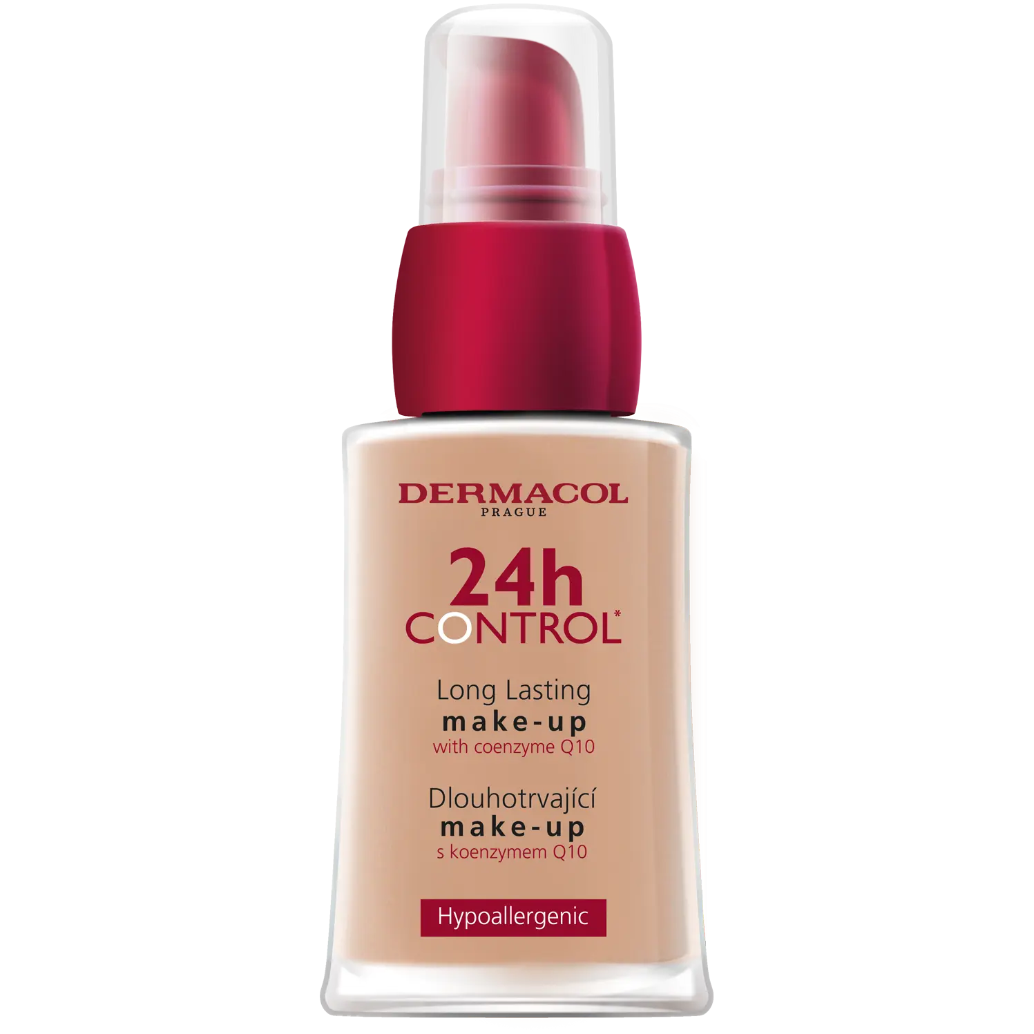 

Стойкая и легкая тональная основа с коэнзимом q 10 для лица 2 Dermacol 24H Control, 30 мл