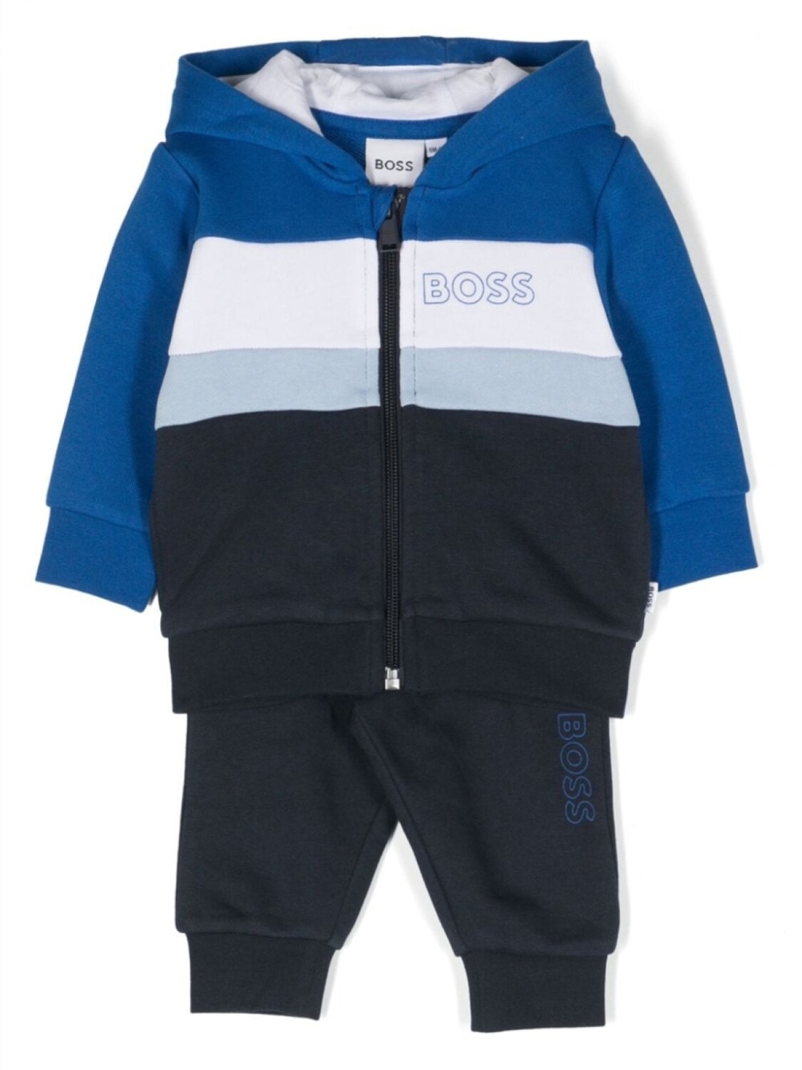 

BOSS Kidswear спортивный костюм с логотипом, синий