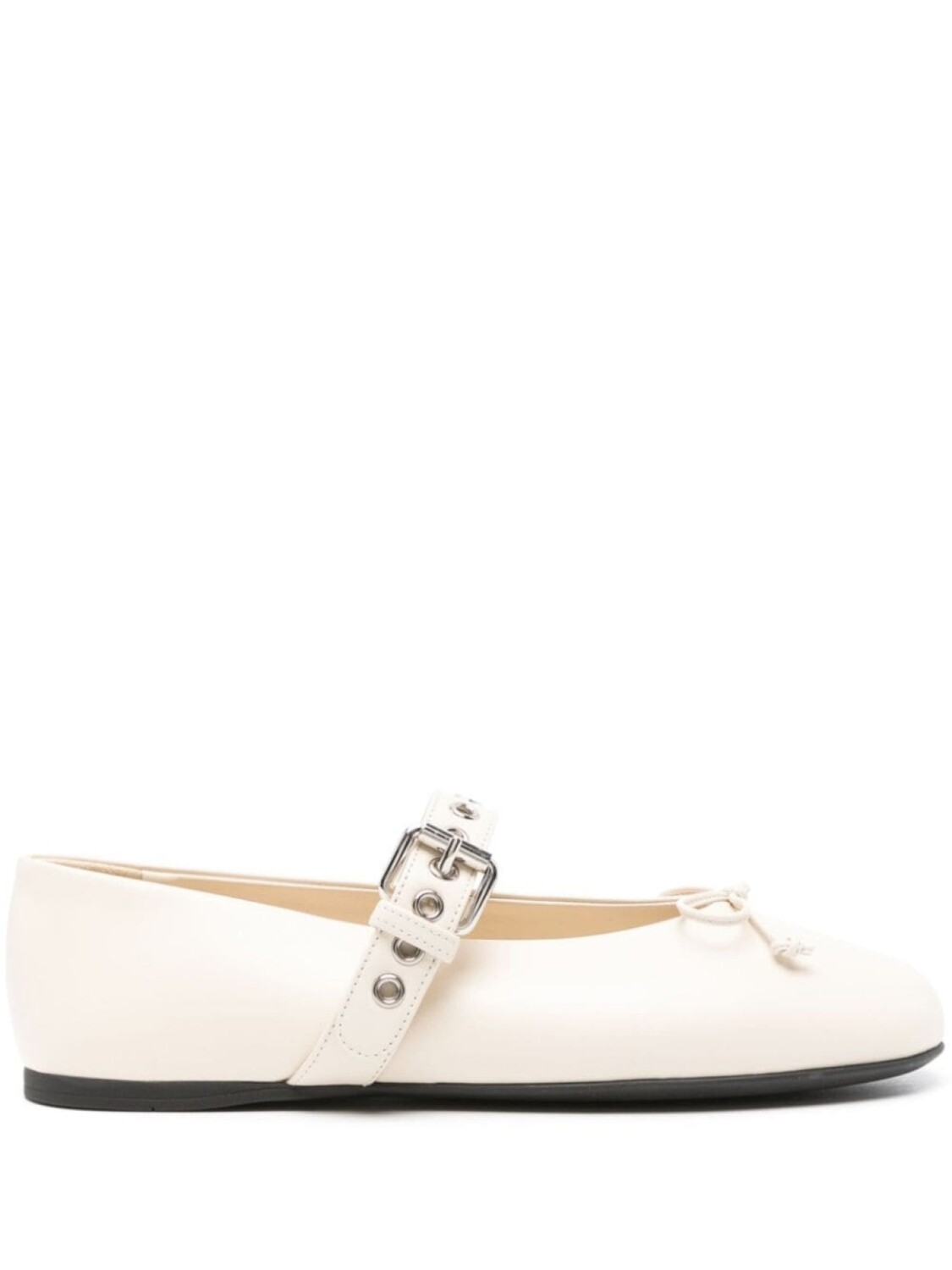

Miu Miu кожаные балетки, белый