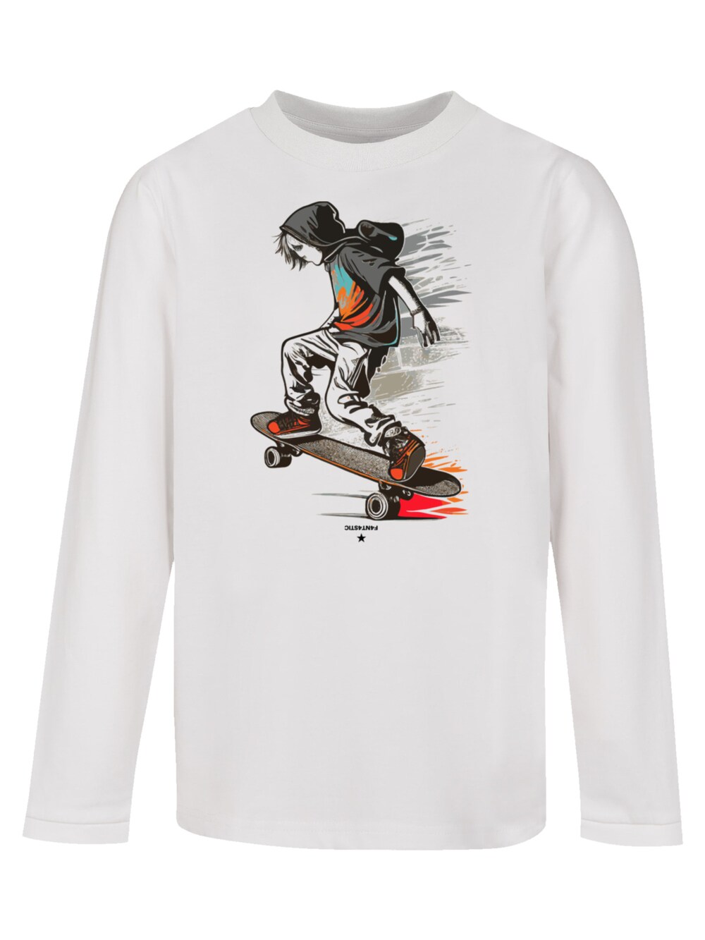 Рубашка F4Nt4Stic Skateboarder, белый