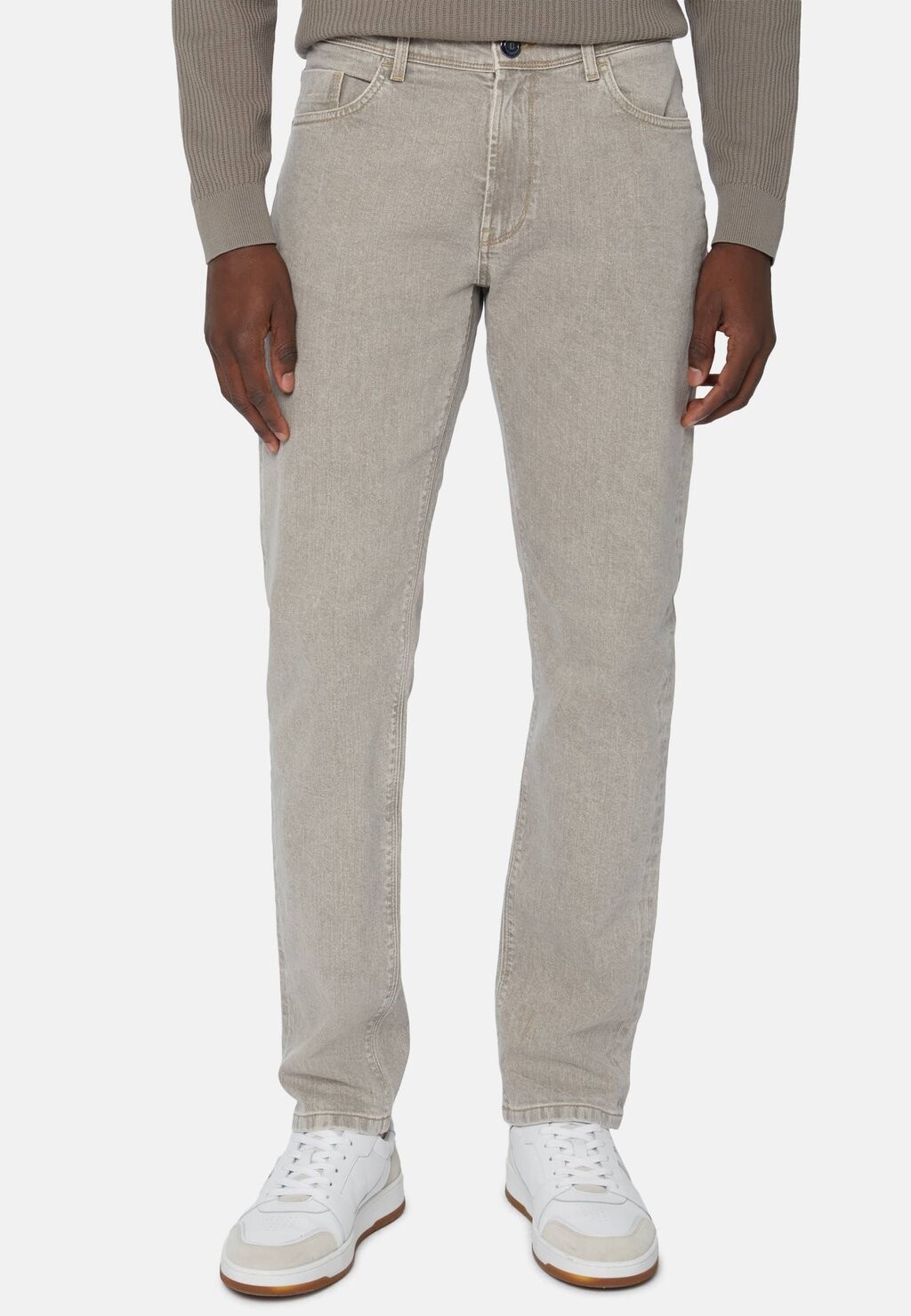 

Джинсы прямого кроя Boggi Milano, цвет taupe