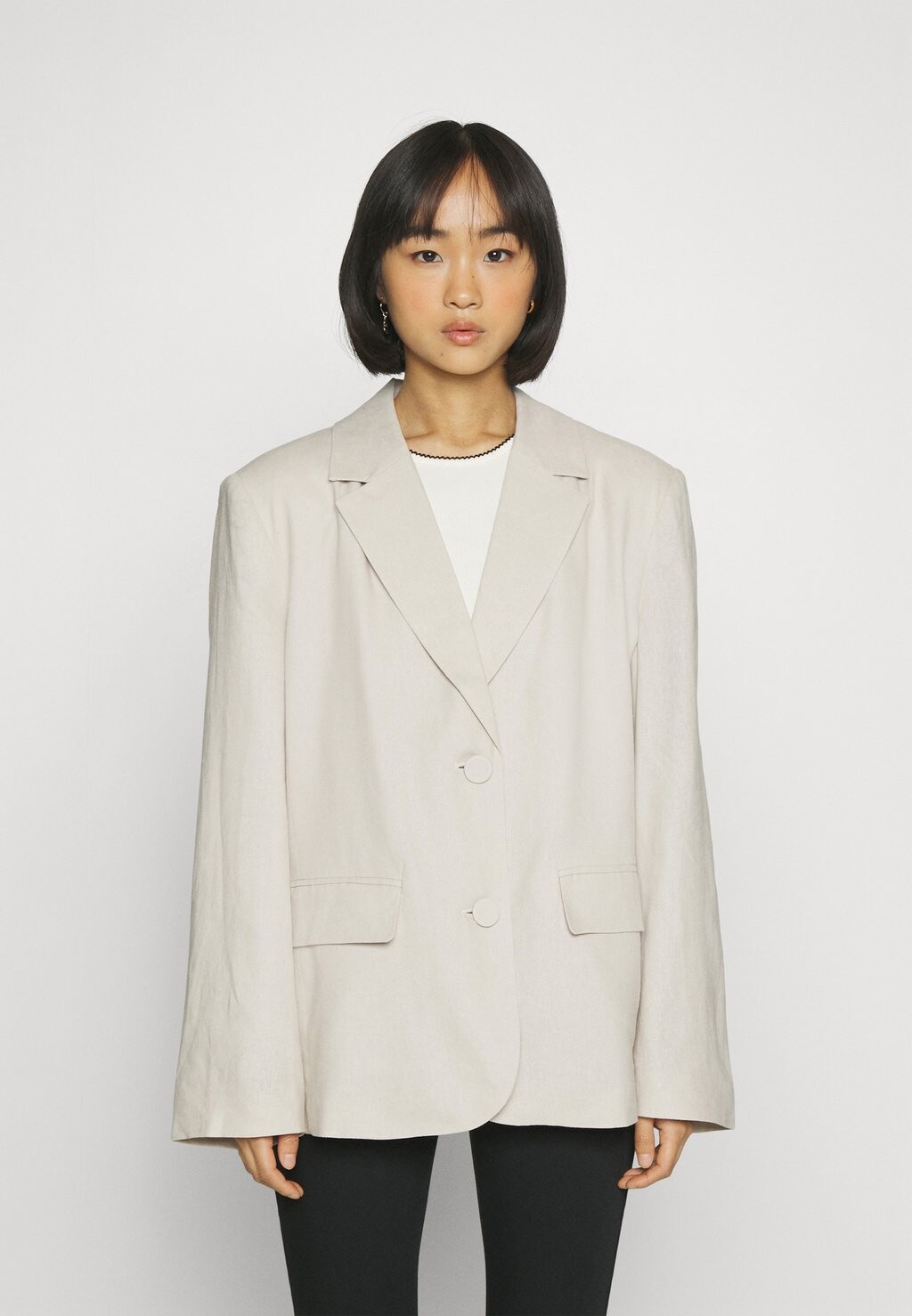 

Блейзер SANNA Gina Tricot Petite, цвет beige
