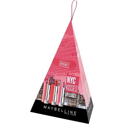 

Подарочный набор Maybelline New York NYC Kisses Color For All Mauve Pink Red Lipstick