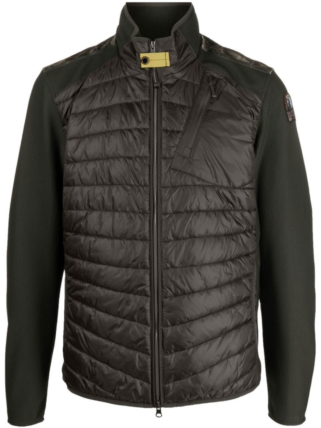 

Parajumpers пуховик с нашивкой-логотипом, зеленый