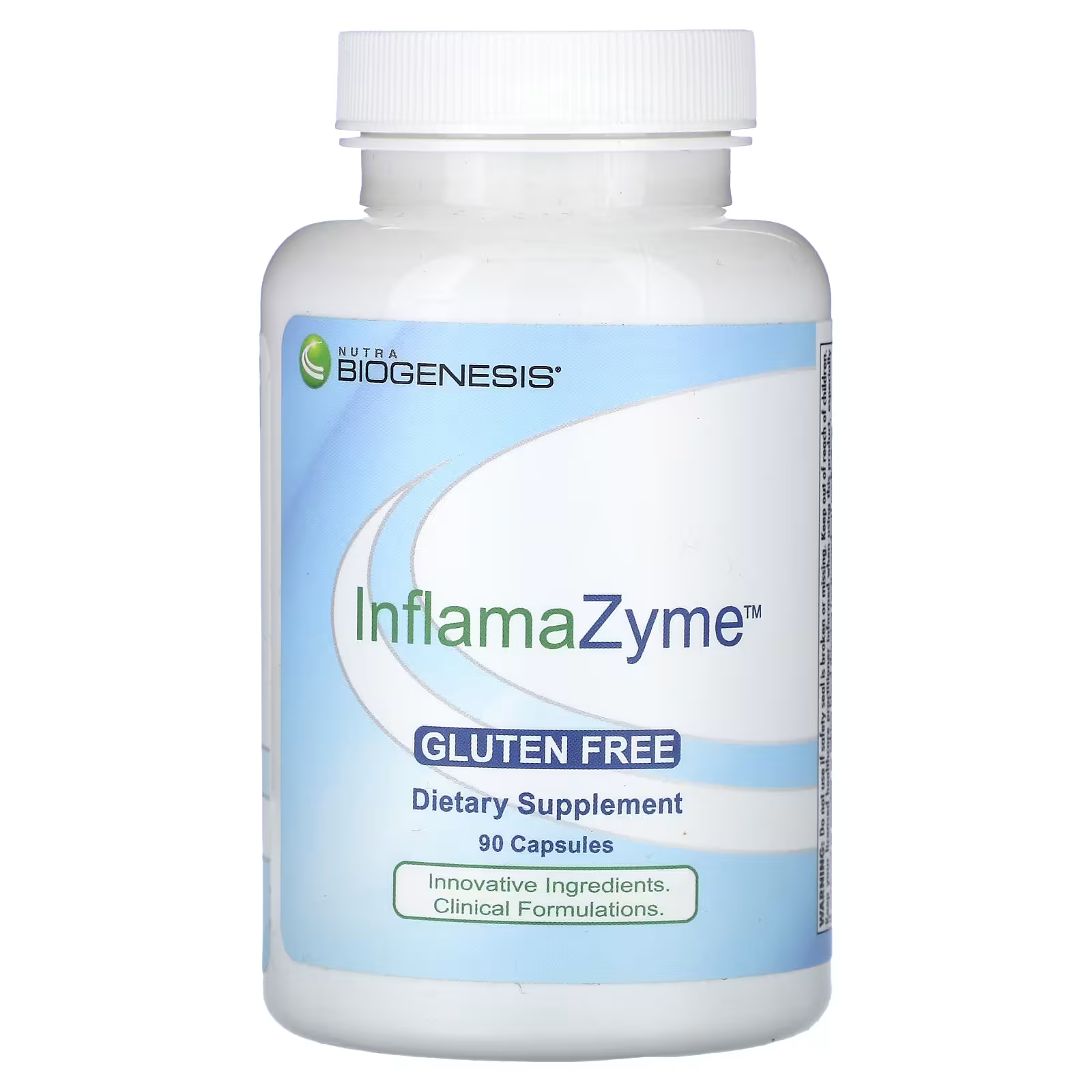 Пищевая добавка Nutra BioGenesis InflamaZyme, 90 капсул пищевая добавка nutra biogenesis electrolyte plus c 154 2 г