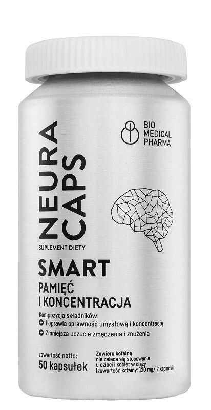 

Подготовка к памяти и концентрации Neura Caps Smart, 50 шт