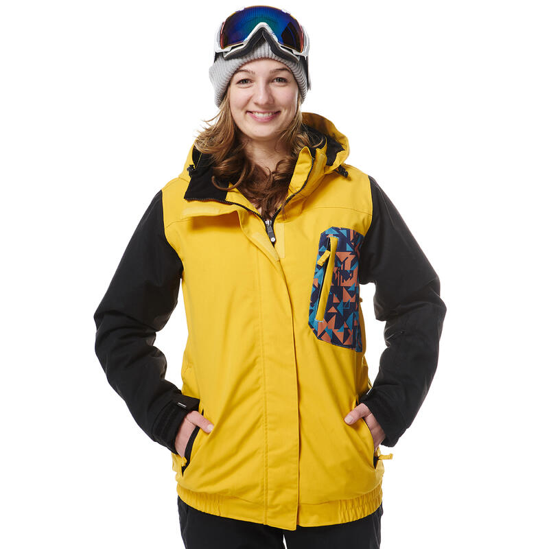 лайтбокс light up letter board Куртка для лыж/сноуборда женская - BEBOP - горчичный черный Light Board Corp, цвет gelb