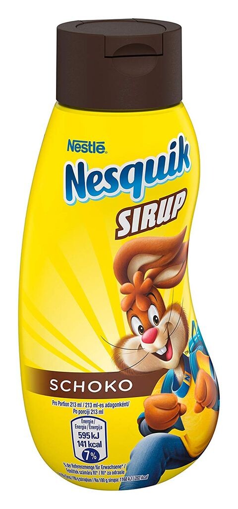 

Сироп Nestle Nesquik в закрывающемся флаконе-дозаторе, 300 г, упаковка по 8 шт. Nestlé