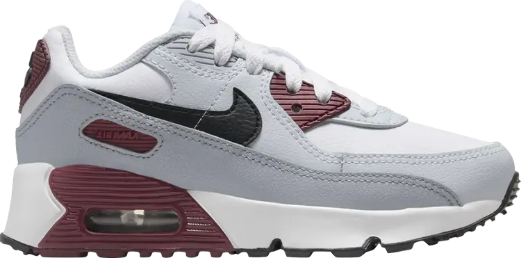 

Кроссовки Air Max 90 Leather PS 'Platinum Dark Team Red', серый