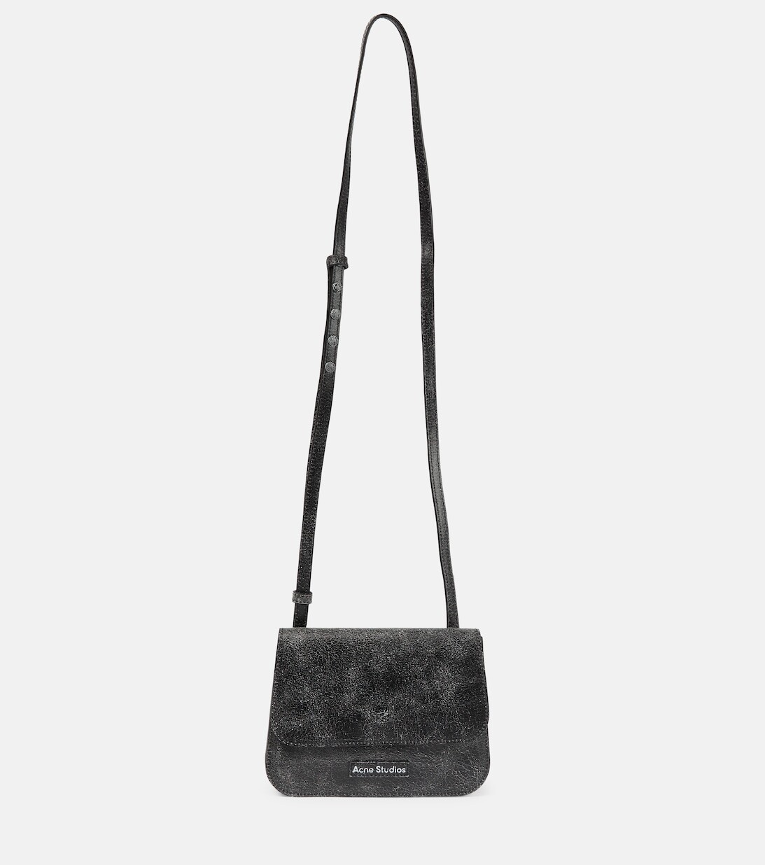 

Сумка через плечо Platt из кожи Acne Studios, черный