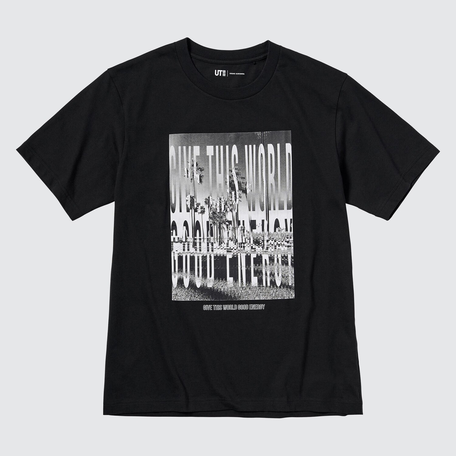 

МИР ДЛЯ ВСЕХ (КОСУКЭ КАВАМУРА) (Футболка с коротким рукавом и рисунком) UNIQLO, черный