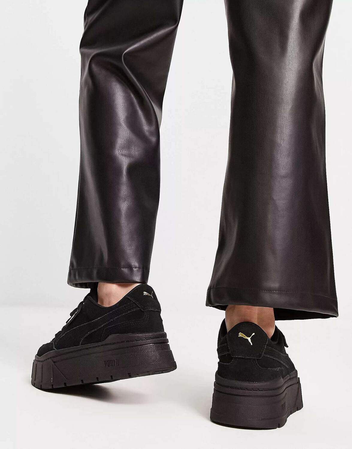 

Черные кроссовки Puma Mayze Stack, Черный