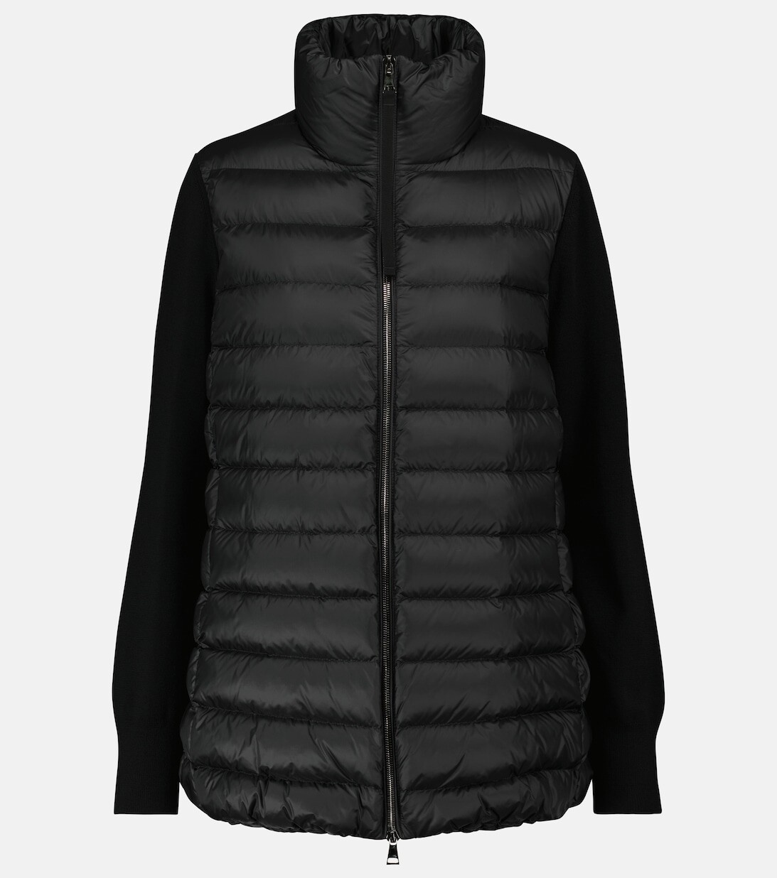 

Шерсть и пуховик MONCLER, черный