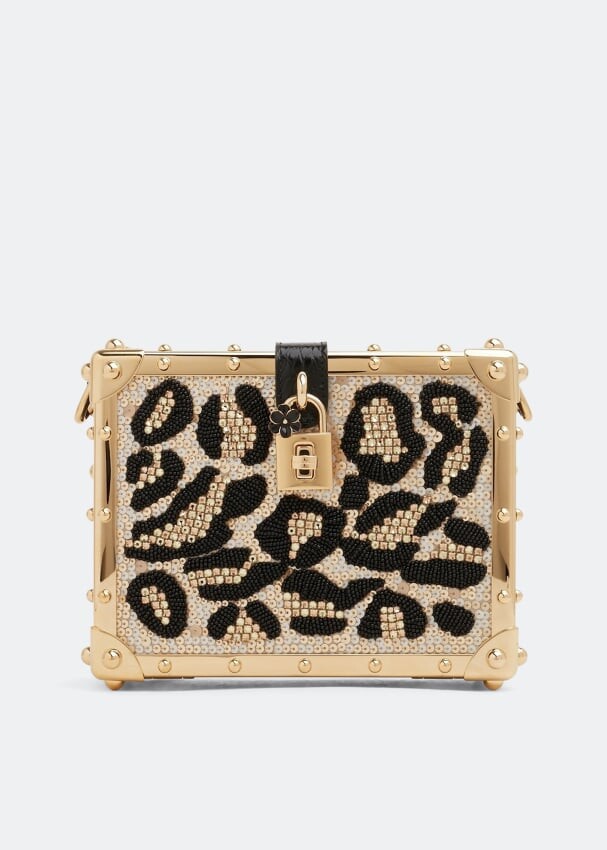 

Клатч Dolce&Gabbana Satin Dolce Box , животный принт