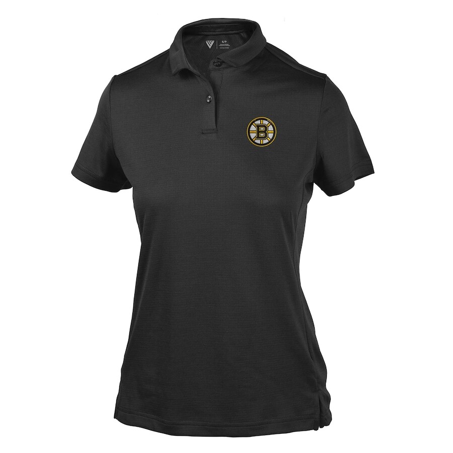

Поло с коротким рукавом Levelwear Boston Bruins, черный