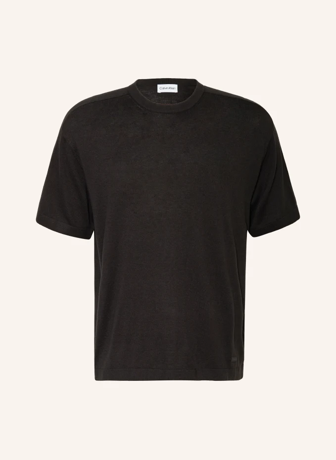 Трикотажная рубашка Calvin Klein, черный