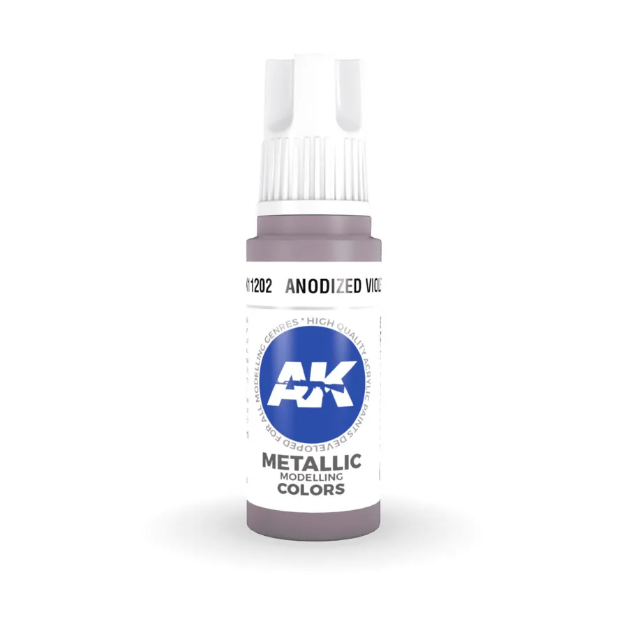 

Анодированный фиолетовый (17 мл), 3rd Gen Acrylic - Metallics