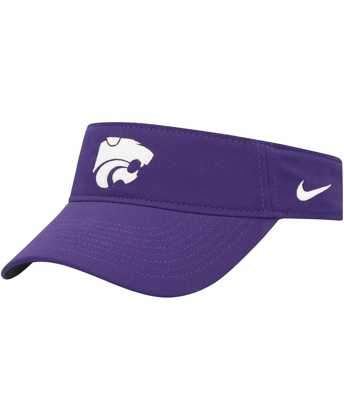 

Мужской козырек Kansas State Wildcats фиолетового цвета с боковой линией Nike