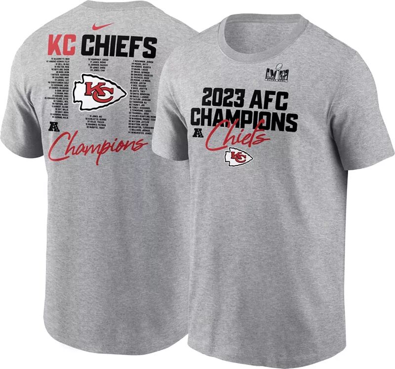 

Футболка Nike Youth 2024 AFC Conference Champions Kansas City Chiefs Lister