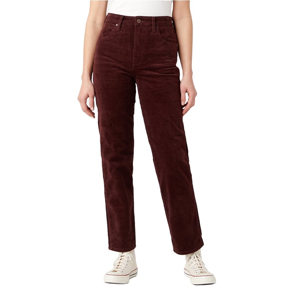 

Брюки Wrangler 112342837 Mom Straight Fit, красный