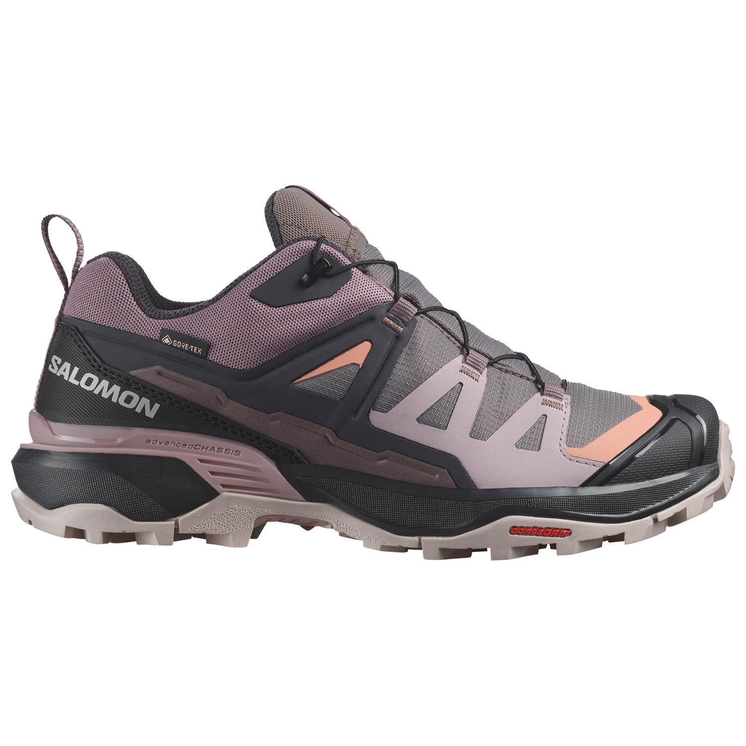 цена Мультиспортивная обувь Salomon Women's X Ultra 360 GTX, цвет Plum Kitten/Phantom/Cork