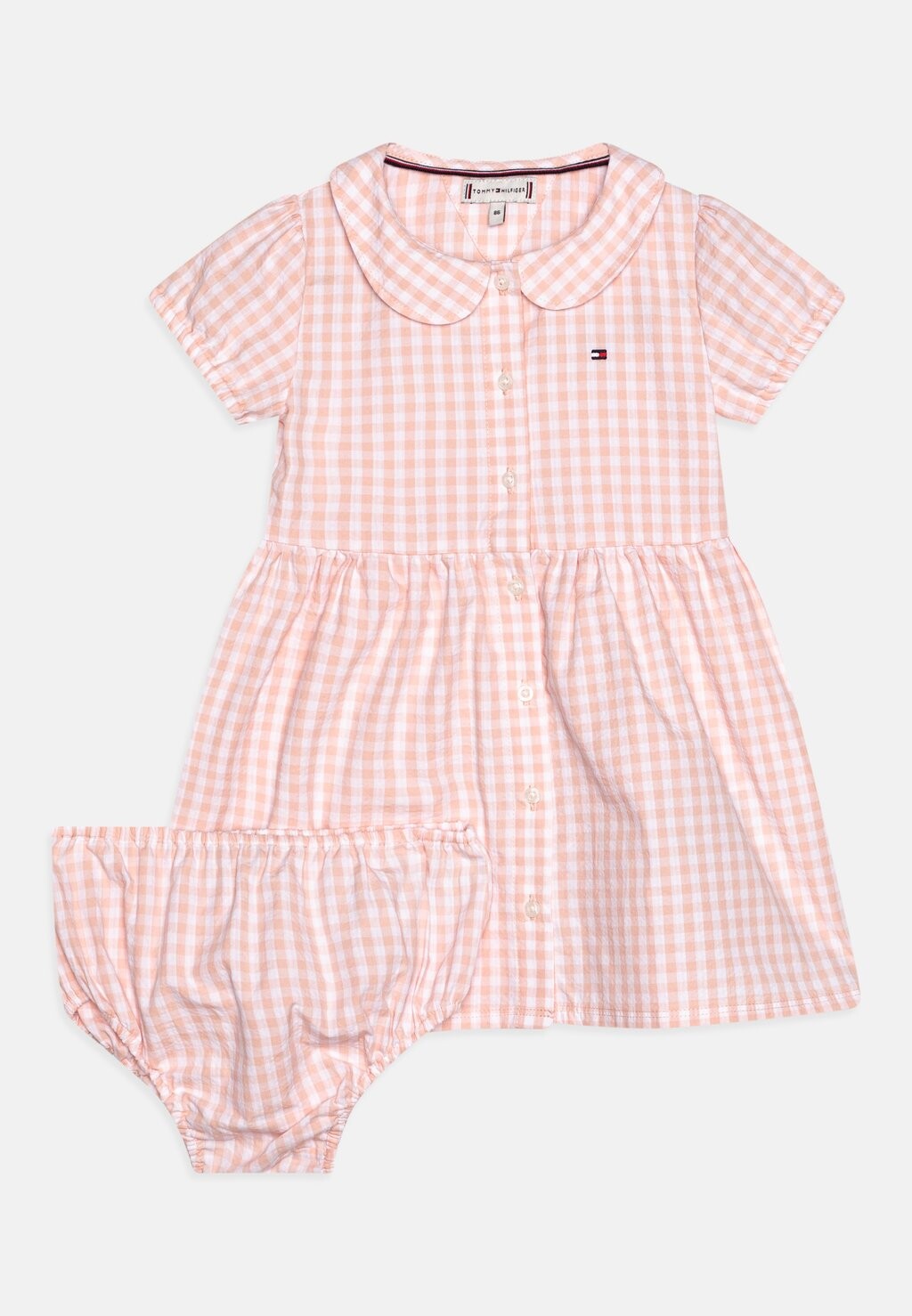 

Платье-блузка BABY GINGHAM DRESS Tommy Hilfiger, цвет white/pink