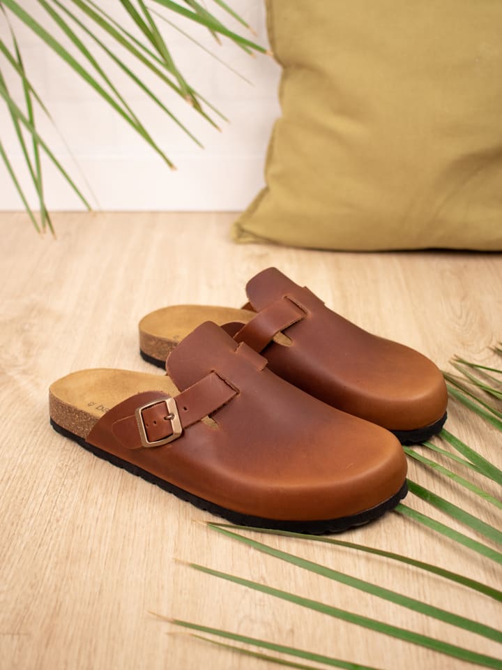 

Тапочки BABUNKERS Family Leder Clogs, коричневый