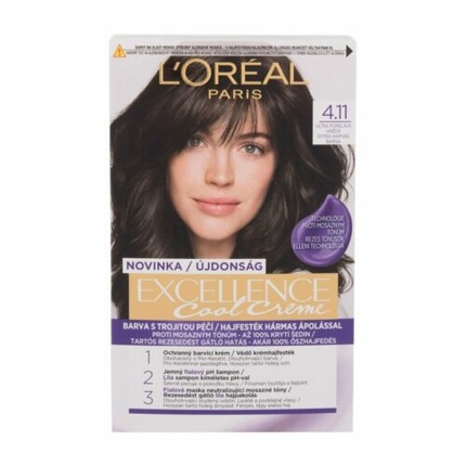 цена Перманентная крем-краска для волос Excellence Cool Cream 192 мл, L'Oreal